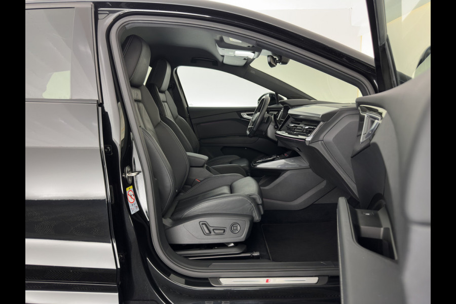 Audi Q4 e-tron 40 Launch S-Line Edition Competition 77 kWh [3-Fase-11kW] {SoH-89%} (INCL-BTW) *HEAT-PUMP | LEATHER | MATRIX-LED | SONOS-SOUND | ADAPTIVE-CRUISE | HEATED-SPORTSEATS | AMBIENTLIGHT | DIGI-COCKPIT | CAMERA | KEYLESS | HEAD-UP |  DAB+ | TOWBAR | 20''ALU*