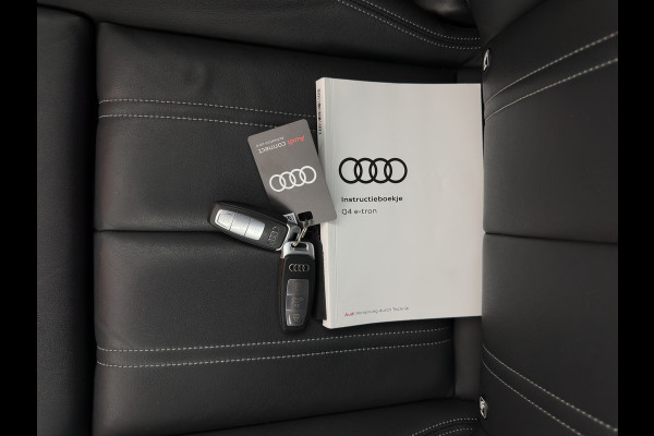 Audi Q4 e-tron 40 Launch S-Line Edition Competition 77 kWh [3-Fase-11kW] {SoH-89%} (INCL-BTW) *HEAT-PUMP | LEATHER | MATRIX-LED | SONOS-SOUND | ADAPTIVE-CRUISE | HEATED-SPORTSEATS | AMBIENTLIGHT | DIGI-COCKPIT | CAMERA | KEYLESS | HEAD-UP |  DAB+ | TOWBAR | 20''ALU*