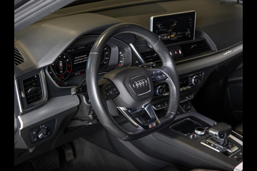 Audi Q5 55 TFSI e quattro Competition SoH 100% 367pk / Panorama dak / Adaptieve cruise control / Stoelverwarming / Dodehoekdetectie / Achtertuitrijcamera / Apple carplay /