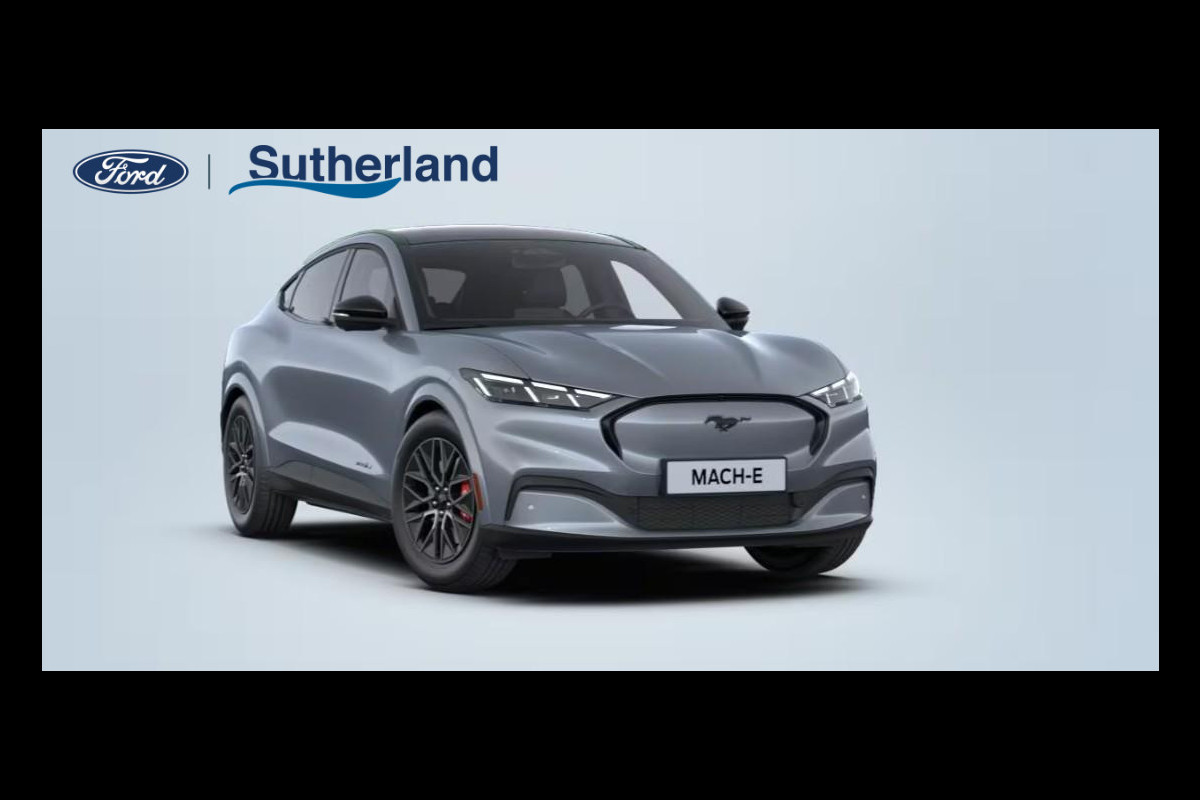 Ford Mustang Mach-E Extended Premium RWD 88 kWh SCI | VOORRAAD | Glacier Grey | Panoramadak | Elektrische achterklep | Bang&Olufsen