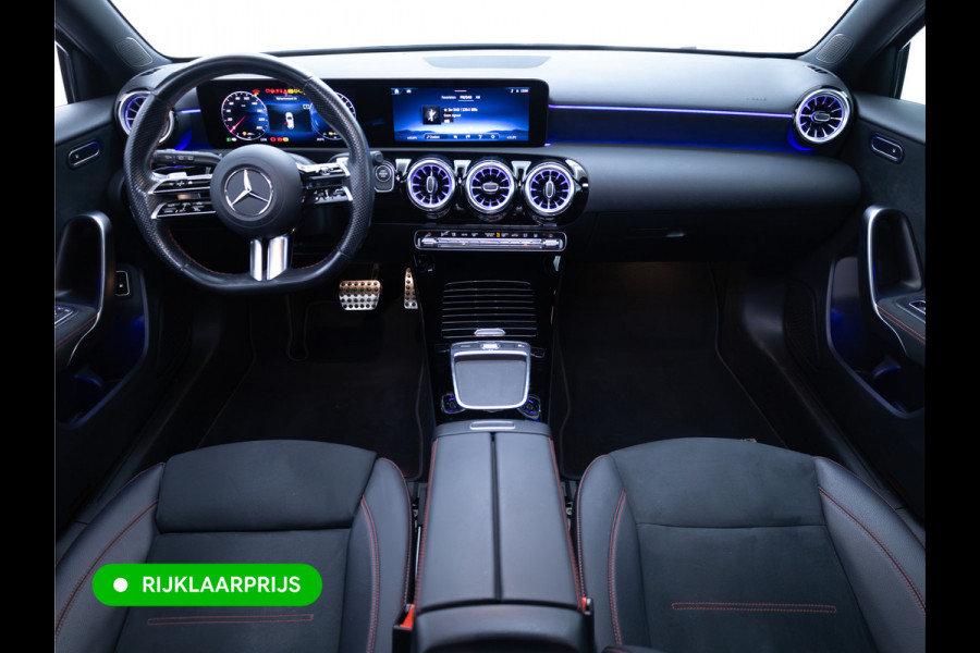 Mercedes-Benz A-Klasse 250 e AMG Line | Pano dak | Stoelverw. | Cruise | 19"all season | Sfeerverlichting | Climate control | Navigatie