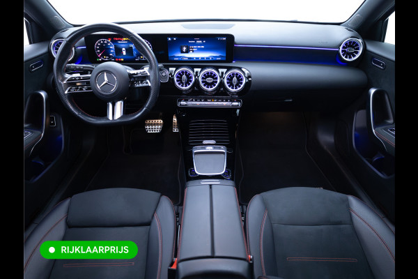Mercedes-Benz A-Klasse 250 e AMG Line | Pano dak | Stoelverw. | Cruise | 19"all season | Sfeerverlichting | Climate control | Navigatie