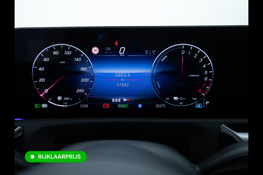 Mercedes-Benz A-Klasse 250 e AMG Line | Pano dak | Stoelverw. | Cruise | 19"all season | Sfeerverlichting | Climate control | Navigatie