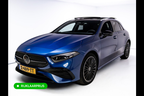 Mercedes-Benz A-Klasse 250 e AMG Line | Pano dak | Stoelverw. | Cruise | 19"all season | Sfeerverlichting | Climate control | Navigatie