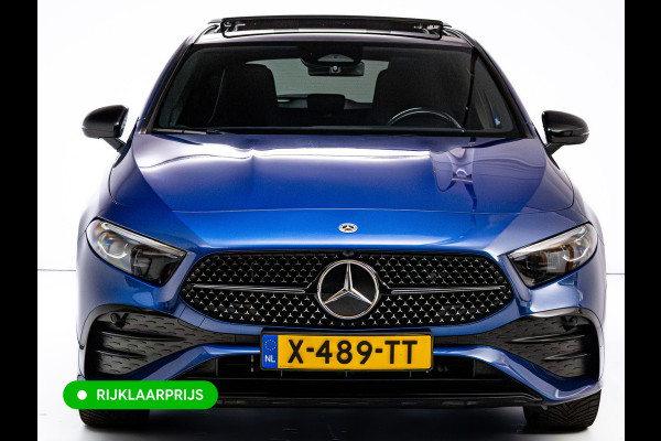 Mercedes-Benz A-Klasse 250 e AMG Line | Pano dak | Stoelverw. | Cruise | 19"all season | Sfeerverlichting | Climate control | Navigatie