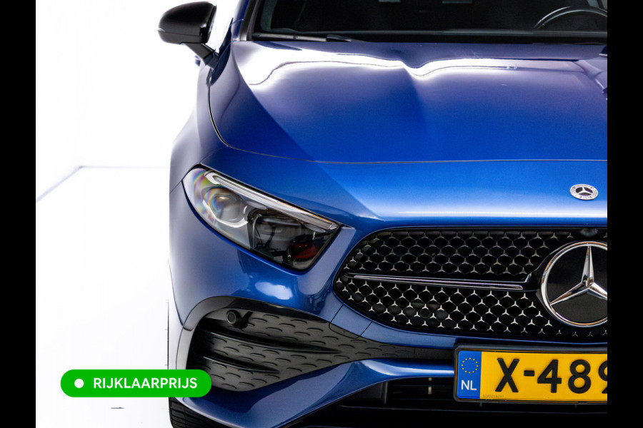 Mercedes-Benz A-Klasse 250 e AMG Line | Pano dak | Stoelverw. | Cruise | 19"all season | Sfeerverlichting | Climate control | Navigatie