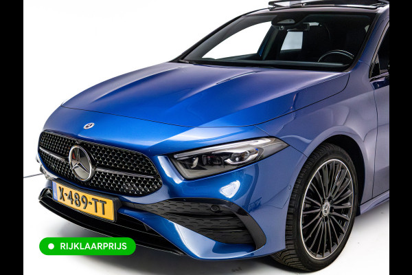 Mercedes-Benz A-Klasse 250 e AMG Line | Pano dak | Stoelverw. | Cruise | 19"all season | Sfeerverlichting | Climate control | Navigatie