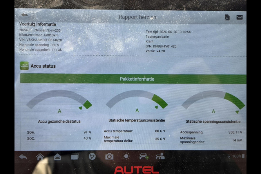 Nissan E-NV200 40 kWh*NAVI*ECC*CAM*CRUISE*TEL*STOEL/STUUR.VERW*