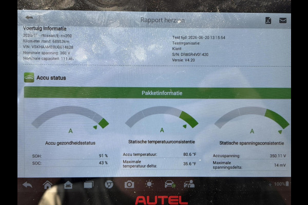 Nissan E-NV200 40 kWh*NAVI*ECC*CAM*CRUISE*TEL*STOEL/STUUR.VERW*