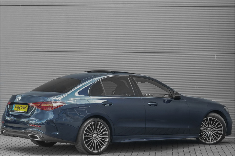 Mercedes-Benz C-Klasse 200 Launch Edition AMG Line Pano Trekhaak Camera Stoelverw
