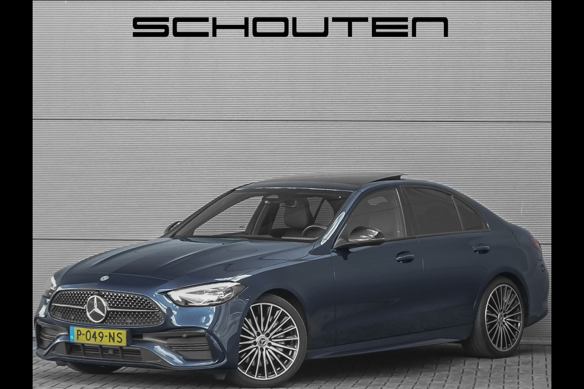 Mercedes-Benz C-Klasse 200 Launch Edition AMG Line Pano Trekhaak Camera Stoelverw