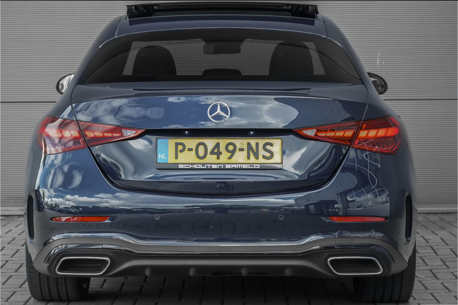Mercedes-Benz C-Klasse 200 Launch Edition AMG Line Pano Trekhaak Camera Stoelverw