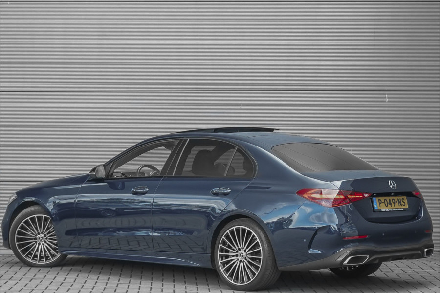 Mercedes-Benz C-Klasse 200 Launch Edition AMG Line Pano Trekhaak Camera Stoelverw