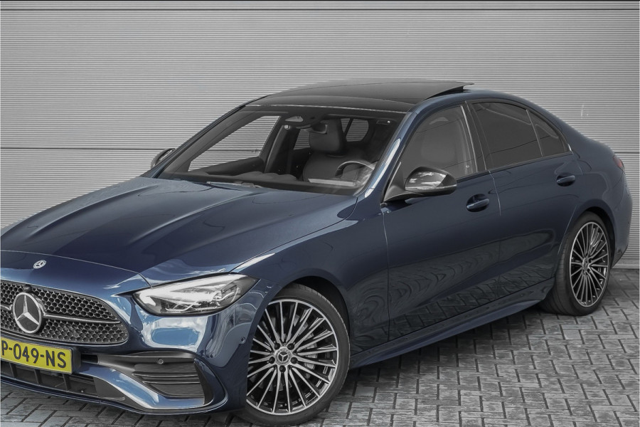 Mercedes-Benz C-Klasse 200 Launch Edition AMG Line Pano Trekhaak Camera Stoelverw