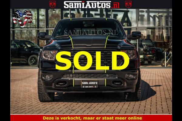 Dodge Ram SPORT | 5.7 V8 4x4 HEMI | PANORAMA DAK | GROOTSCHERM 12 INCH | LPG | Diamond Black Pearl | CREW CAB | DUBBELE CABINE | 5 PERSOONS | DC | VOORRAAD NR 2554 - 6048 | De specialist in Amerikaanse pick‑ups in Nederland en Europa.