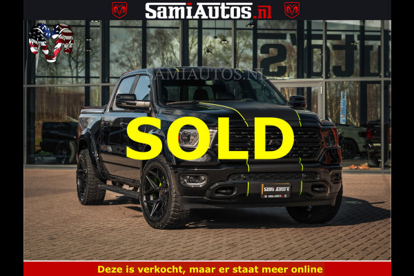 Dodge Ram SPORT | 5.7 V8 4x4 HEMI | PANORAMA DAK | GROOTSCHERM 12 INCH | LPG | Diamond Black Pearl | CREW CAB | DUBBELE CABINE | 5 PERSOONS | DC | VOORRAAD NR 2554 - 6048 | De specialist in Amerikaanse pick‑ups in Nederland en Europa.