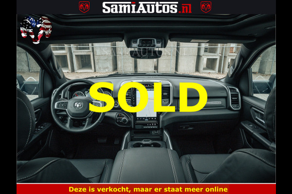 Dodge Ram SPORT | 5.7 V8 4x4 HEMI | PANORAMA DAK | GROOTSCHERM 12 INCH | LPG | Diamond Black Pearl | CREW CAB | DUBBELE CABINE | 5 PERSOONS | DC | VOORRAAD NR 2554 - 6048 | De specialist in Amerikaanse pick‑ups in Nederland en Europa.