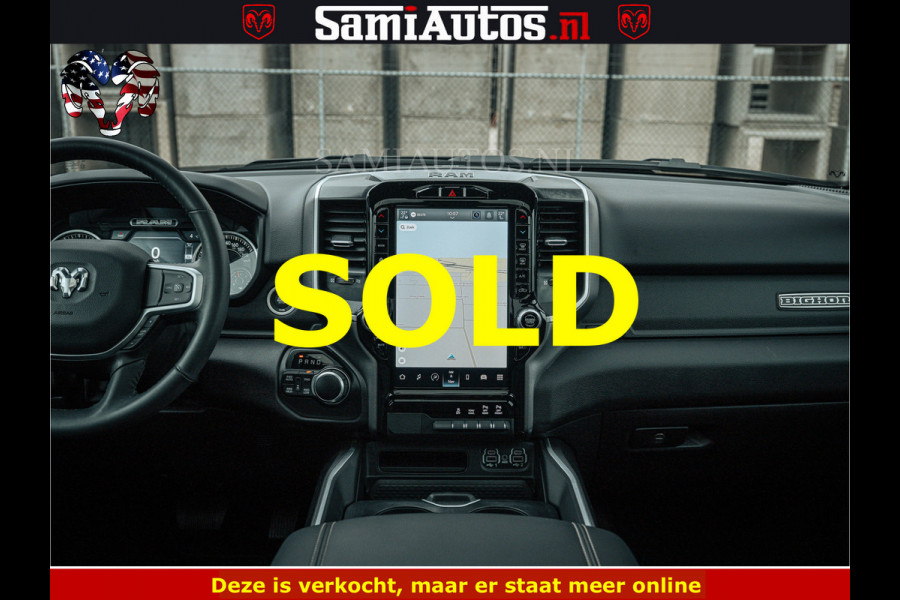 Dodge Ram SPORT | 5.7 V8 4x4 HEMI | PANORAMA DAK | GROOTSCHERM 12 INCH | LPG | Diamond Black Pearl | CREW CAB | DUBBELE CABINE | 5 PERSOONS | DC | VOORRAAD NR 2554 - 6048 | De specialist in Amerikaanse pick‑ups in Nederland en Europa.