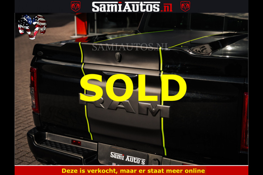 Dodge Ram SPORT | 5.7 V8 4x4 HEMI | PANORAMA DAK | GROOTSCHERM 12 INCH | LPG | Diamond Black Pearl | CREW CAB | DUBBELE CABINE | 5 PERSOONS | DC | VOORRAAD NR 2554 - 6048 | De specialist in Amerikaanse pick‑ups in Nederland en Europa.