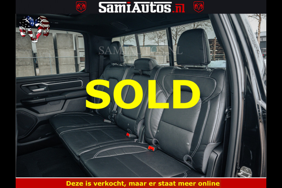 Dodge Ram SPORT | 5.7 V8 4x4 HEMI | PANORAMA DAK | GROOTSCHERM 12 INCH | LPG | Diamond Black Pearl | CREW CAB | DUBBELE CABINE | 5 PERSOONS | DC | VOORRAAD NR 2554 - 6048 | De specialist in Amerikaanse pick‑ups in Nederland en Europa.