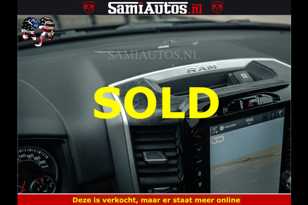 Dodge Ram SPORT | 5.7 V8 4x4 HEMI | PANORAMA DAK | GROOTSCHERM 12 INCH | LPG | Diamond Black Pearl | CREW CAB | DUBBELE CABINE | 5 PERSOONS | DC | VOORRAAD NR 2554 - 6048 | De specialist in Amerikaanse pick‑ups in Nederland en Europa.