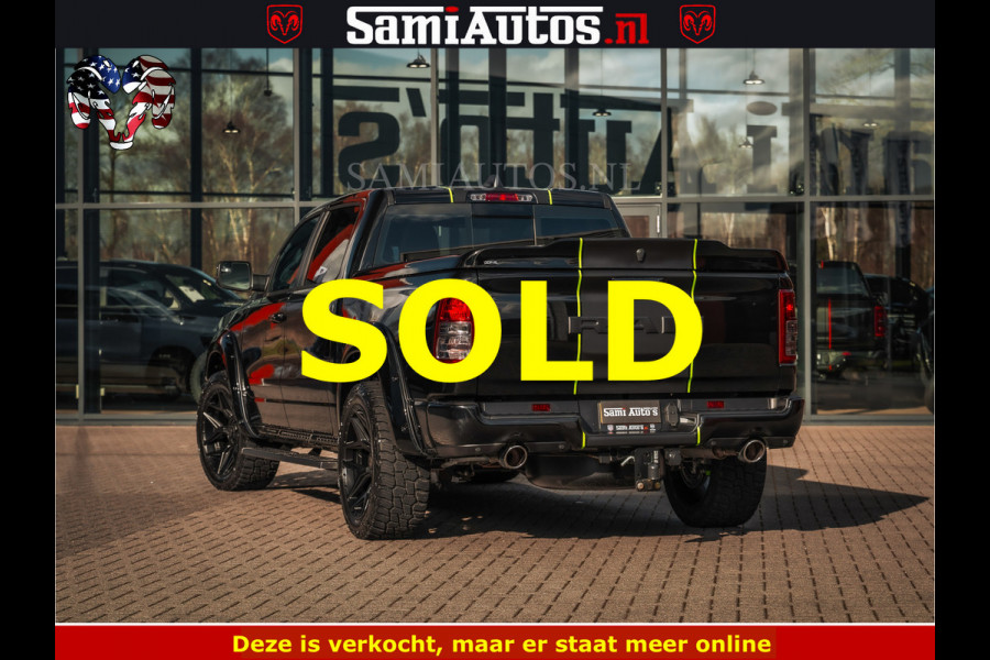 Dodge Ram SPORT | 5.7 V8 4x4 HEMI | PANORAMA DAK | GROOTSCHERM 12 INCH | LPG | Diamond Black Pearl | CREW CAB | DUBBELE CABINE | 5 PERSOONS | DC | VOORRAAD NR 2554 - 6048 | De specialist in Amerikaanse pick‑ups in Nederland en Europa.