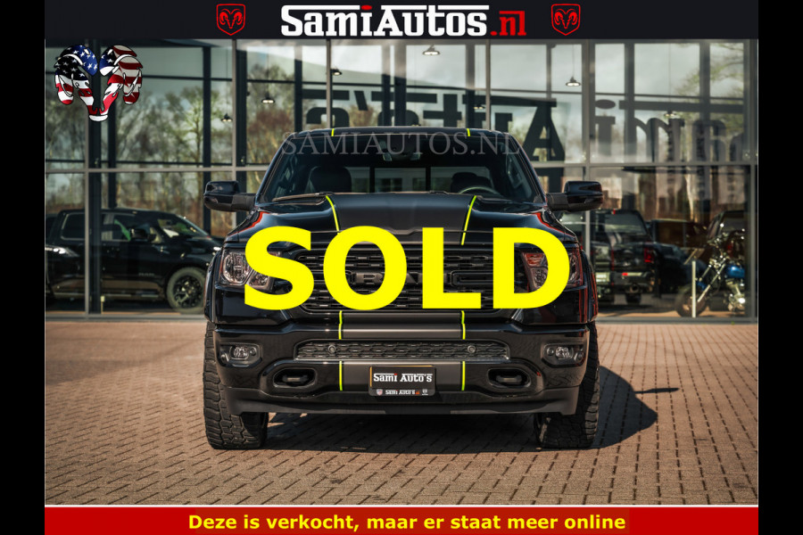 Dodge Ram SPORT | 5.7 V8 4x4 HEMI | PANORAMA DAK | GROOTSCHERM 12 INCH | LPG | Diamond Black Pearl | CREW CAB | DUBBELE CABINE | 5 PERSOONS | DC | VOORRAAD NR 2554 - 6048 | De specialist in Amerikaanse pick‑ups in Nederland en Europa.