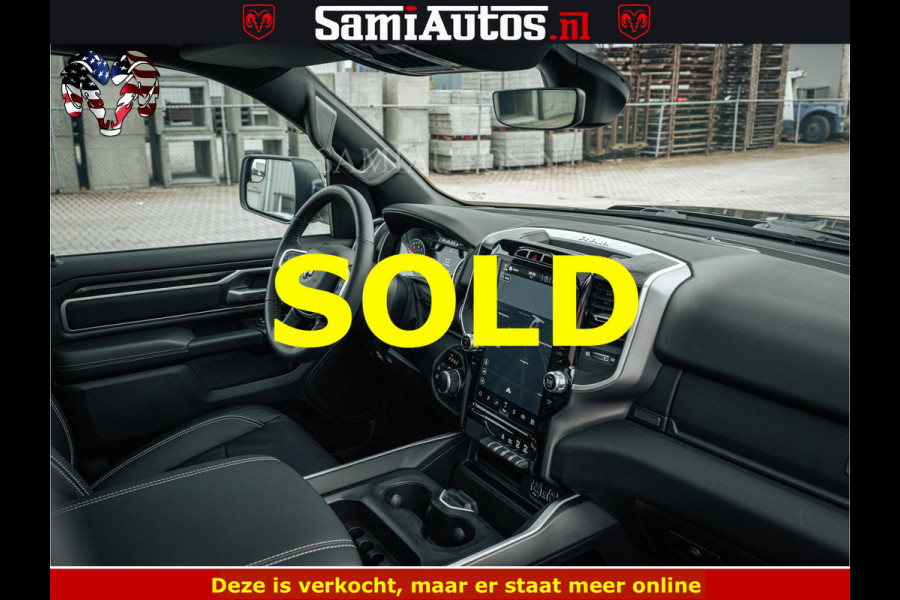 Dodge Ram SPORT | 5.7 V8 4x4 HEMI | PANORAMA DAK | GROOTSCHERM 12 INCH | LPG | Diamond Black Pearl | CREW CAB | DUBBELE CABINE | 5 PERSOONS | DC | VOORRAAD NR 2554 - 6048 | De specialist in Amerikaanse pick‑ups in Nederland en Europa.