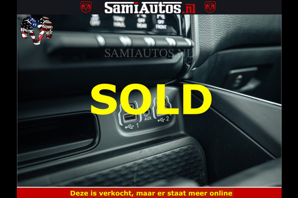 Dodge Ram SPORT | 5.7 V8 4x4 HEMI | PANORAMA DAK | GROOTSCHERM 12 INCH | LPG | Diamond Black Pearl | CREW CAB | DUBBELE CABINE | 5 PERSOONS | DC | VOORRAAD NR 2554 - 6048 | De specialist in Amerikaanse pick‑ups in Nederland en Europa.
