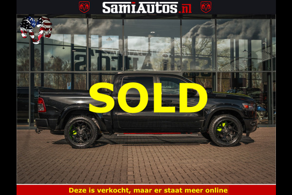Dodge Ram SPORT | 5.7 V8 4x4 HEMI | PANORAMA DAK | GROOTSCHERM 12 INCH | LPG | Diamond Black Pearl | CREW CAB | DUBBELE CABINE | 5 PERSOONS | DC | VOORRAAD NR 2554 - 6048 | De specialist in Amerikaanse pick‑ups in Nederland en Europa.