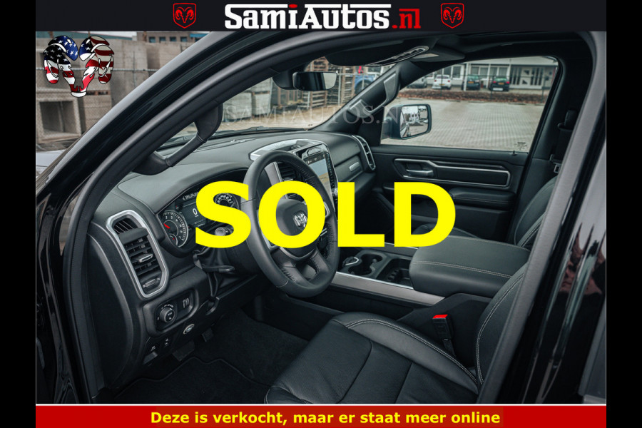 Dodge Ram SPORT | 5.7 V8 4x4 HEMI | PANORAMA DAK | GROOTSCHERM 12 INCH | LPG | Diamond Black Pearl | CREW CAB | DUBBELE CABINE | 5 PERSOONS | DC | VOORRAAD NR 2554 - 6048 | De specialist in Amerikaanse pick‑ups in Nederland en Europa.