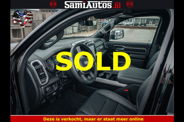 Dodge Ram SPORT | 5.7 V8 4x4 HEMI | PANORAMA DAK | GROOTSCHERM 12 INCH | LPG | Diamond Black Pearl | CREW CAB | DUBBELE CABINE | 5 PERSOONS | DC | VOORRAAD NR 2554 - 6048 | De specialist in Amerikaanse pick‑ups in Nederland en Europa.