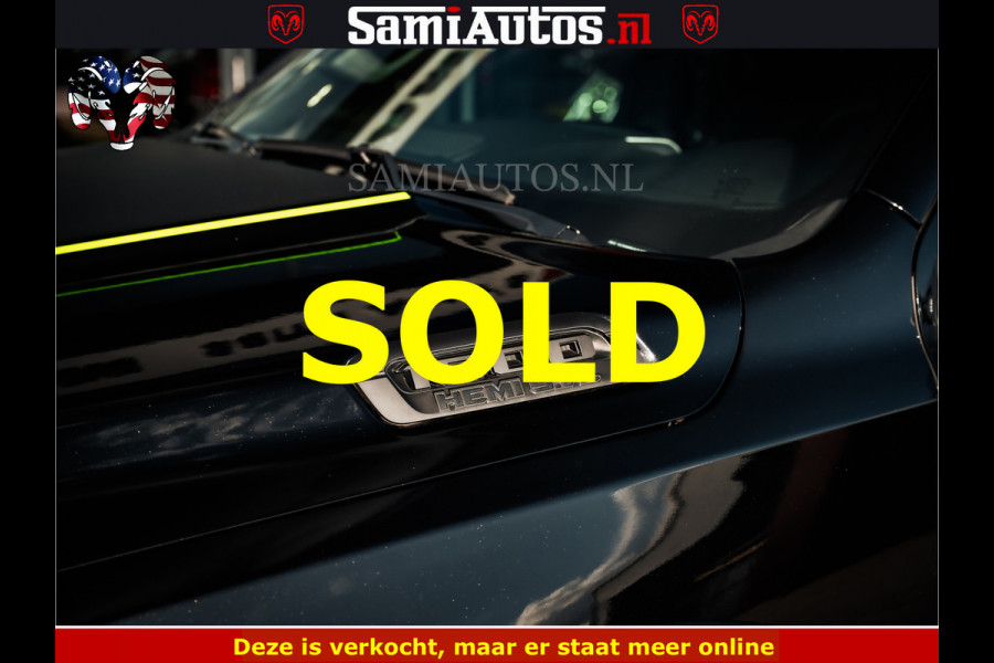 Dodge Ram SPORT | 5.7 V8 4x4 HEMI | PANORAMA DAK | GROOTSCHERM 12 INCH | LPG | Diamond Black Pearl | CREW CAB | DUBBELE CABINE | 5 PERSOONS | DC | VOORRAAD NR 2554 - 6048 | De specialist in Amerikaanse pick‑ups in Nederland en Europa.