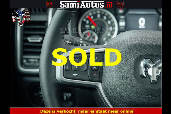 Dodge Ram SPORT | 5.7 V8 4x4 HEMI | PANORAMA DAK | GROOTSCHERM 12 INCH | LPG | Diamond Black Pearl | CREW CAB | DUBBELE CABINE | 5 PERSOONS | DC | VOORRAAD NR 2554 - 6048 | De specialist in Amerikaanse pick‑ups in Nederland en Europa.