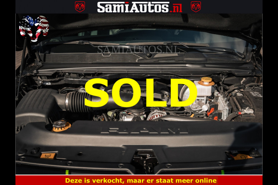 Dodge Ram SPORT | 5.7 V8 4x4 HEMI | PANORAMA DAK | GROOTSCHERM 12 INCH | LPG | Diamond Black Pearl | CREW CAB | DUBBELE CABINE | 5 PERSOONS | DC | VOORRAAD NR 2554 - 6048 | De specialist in Amerikaanse pick‑ups in Nederland en Europa.