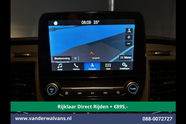 Ford Transit 2.0 TDCI L2H2 Euro6 *Nieuwe apk* Airco | Camera | Navigatie | Imperiaal | Trekhaak | Trap Cruisecontrol, Parkeersensoren, Bijrijdersbank