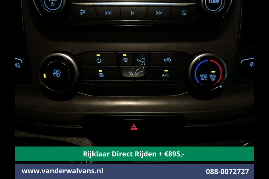 Ford Transit 2.0 TDCI L2H2 Euro6 *Nieuwe apk* Airco | Camera | Navigatie | Imperiaal | Trekhaak | Trap Cruisecontrol, Parkeersensoren, Bijrijdersbank