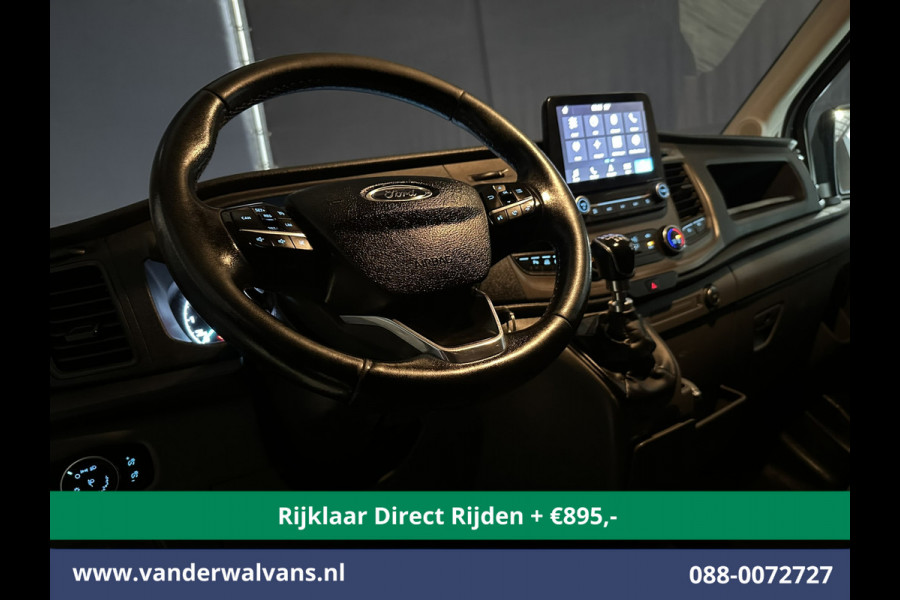 Ford Transit 2.0 TDCI L2H2 Euro6 *Nieuwe apk* Airco | Camera | Navigatie | Imperiaal | Trekhaak | Trap Cruisecontrol, Parkeersensoren, Bijrijdersbank