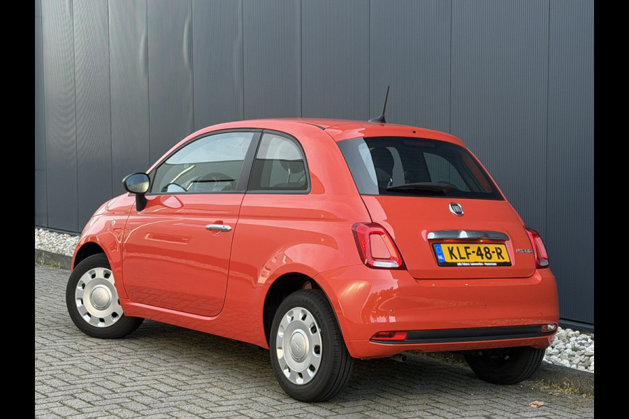 Fiat 500 1.0 Hybrid | Oranje | Apple Carplay/Android Auto | Licht/regensensor | Mistlampen voor