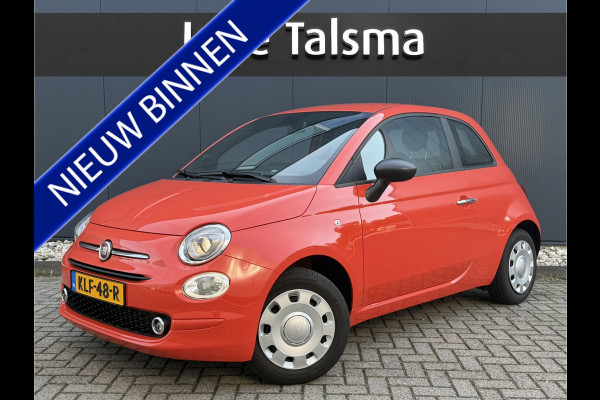 Fiat 500 1.0 Hybrid | Oranje | Apple Carplay/Android Auto | Licht/regensensor | Mistlampen voor