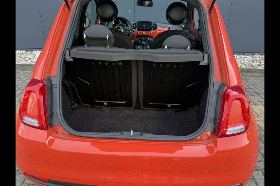 Fiat 500 1.0 Hybrid | Oranje | Apple Carplay/Android Auto | Licht/regensensor | Mistlampen voor