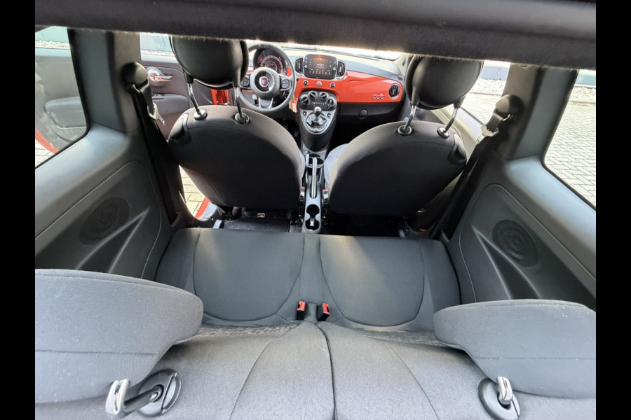 Fiat 500 1.0 Hybrid | Oranje | Apple Carplay/Android Auto | Licht/regensensor | Mistlampen voor
