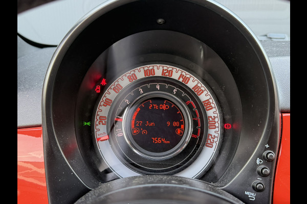 Fiat 500 1.0 Hybrid | Oranje | Apple Carplay/Android Auto | Licht/regensensor | Mistlampen voor