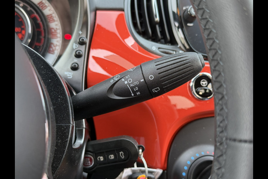 Fiat 500 1.0 Hybrid | Oranje | Apple Carplay/Android Auto | Licht/regensensor | Mistlampen voor