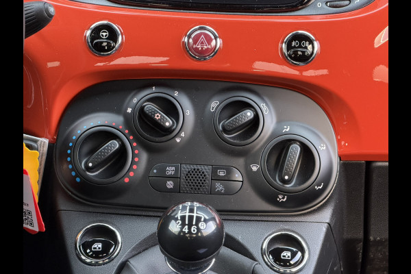 Fiat 500 1.0 Hybrid | Oranje | Apple Carplay/Android Auto | Licht/regensensor | Mistlampen voor