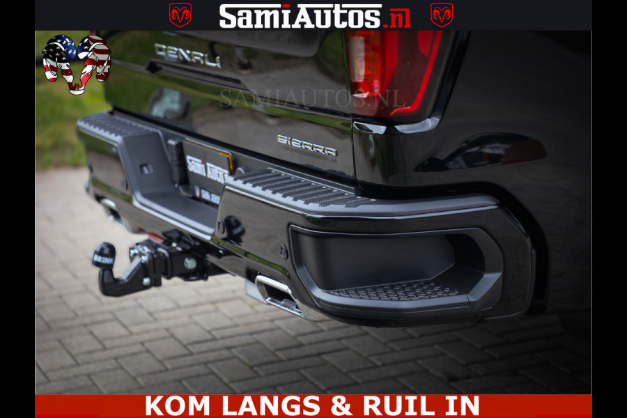 GMC Sierra DENALI | All-In Prijs | 6,2 V8 Full Option | De Meest Luxe Pick-Up in zijn Klasse | Comfortabele Dubbele Cabine met Royale 5 Zitplaatsen | BPM vrij | Nu Leverbaar uit Voorraad | Voorraad Nr 9194 | De specialist in Amerikaanse pick‑ups in Nederland en Europa.