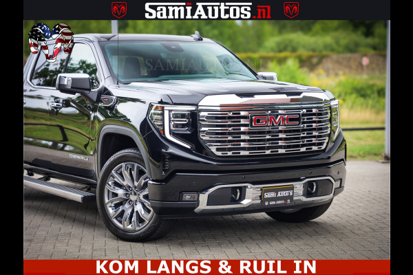 GMC Sierra DENALI | All-In Prijs | 6,2 V8 Full Option | De Meest Luxe Pick-Up in zijn Klasse | Comfortabele Dubbele Cabine met Royale 5 Zitplaatsen | BPM vrij | Nu Leverbaar uit Voorraad | Voorraad Nr 9194 | De specialist in Amerikaanse pick‑ups in Nederland en Europa.