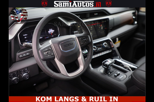 GMC Sierra DENALI | All-In Prijs | 6,2 V8 Full Option | De Meest Luxe Pick-Up in zijn Klasse | Comfortabele Dubbele Cabine met Royale 5 Zitplaatsen | BPM vrij | Nu Leverbaar uit Voorraad | Voorraad Nr 9194 | De specialist in Amerikaanse pick‑ups in Nederland en Europa.