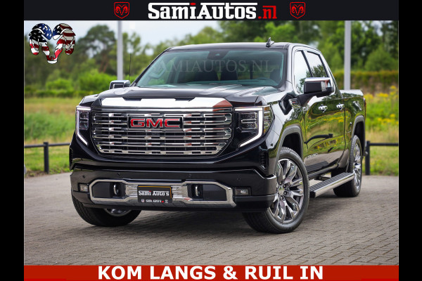 GMC Sierra DENALI | All-In Prijs | 6,2 V8 Full Option | De Meest Luxe Pick-Up in zijn Klasse | Comfortabele Dubbele Cabine met Royale 5 Zitplaatsen | BPM vrij | Nu Leverbaar uit Voorraad | Voorraad Nr 9194 | De specialist in Amerikaanse pick‑ups in Nederland en Europa.