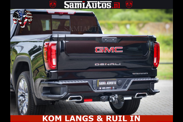 GMC Sierra DENALI | All-In Prijs | 6,2 V8 Full Option | De Meest Luxe Pick-Up in zijn Klasse | Comfortabele Dubbele Cabine met Royale 5 Zitplaatsen | BPM vrij | Nu Leverbaar uit Voorraad | Voorraad Nr 9194 | De specialist in Amerikaanse pick‑ups in Nederland en Europa.